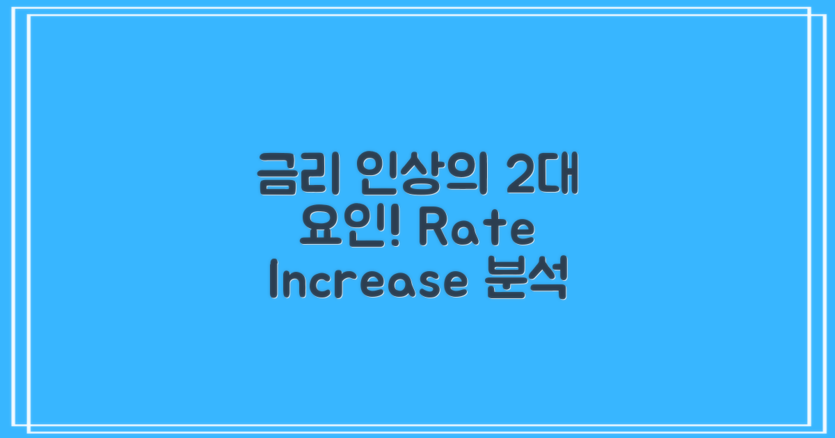 2가지 금리 인상 요인