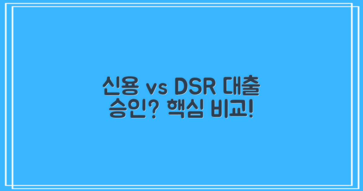 신용 점수 vs DSR, 어떤 영향?