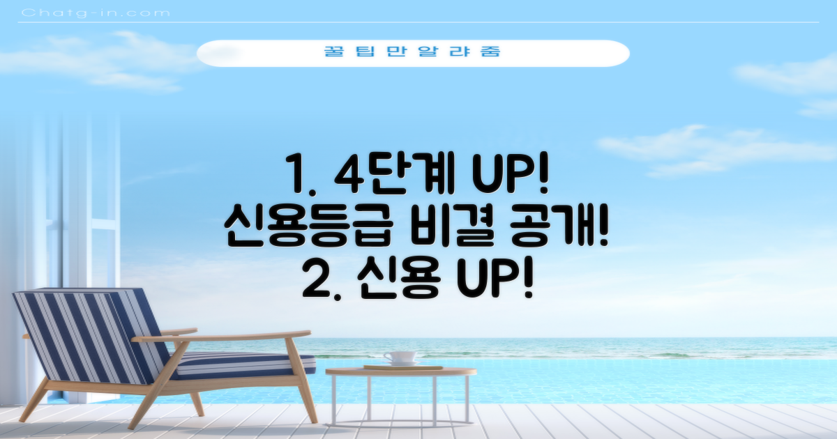 4단계 신용등급 상승 비결